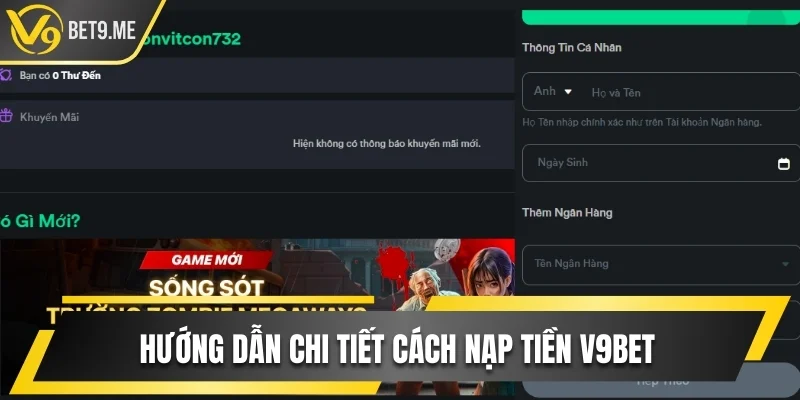 Nạp tiền V9bet