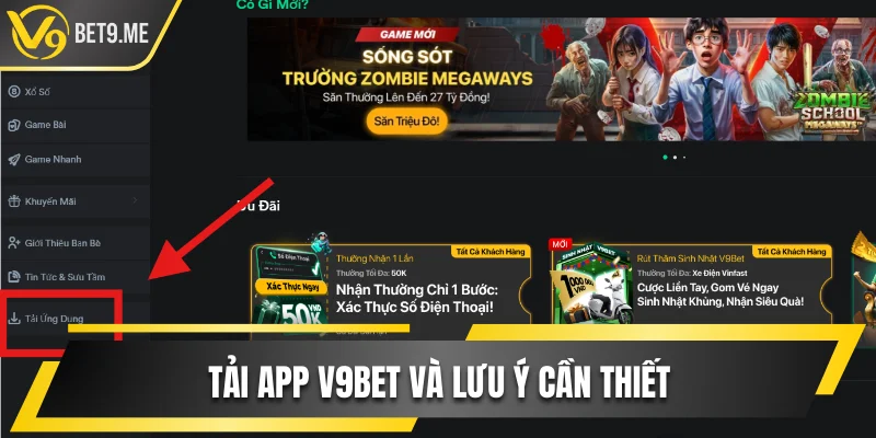 Tải app V9bet